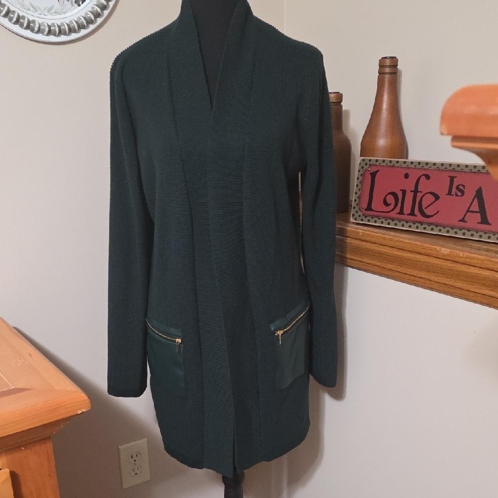 Calvin Klein Dark Green Cardigan